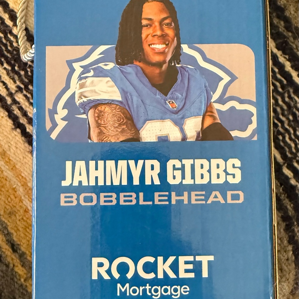 Jahmyr Gibbs Bobblehead Detroit Lions